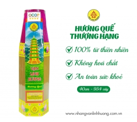 Nhang Vạn Linh Hương quế thượng hạng lục giác đại