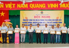 HỘI NGHỊ TỔNG KẾT CÔNG TÁC HỘI VÀ PHONG TRÀO NÔNG DÂN NĂM 2023